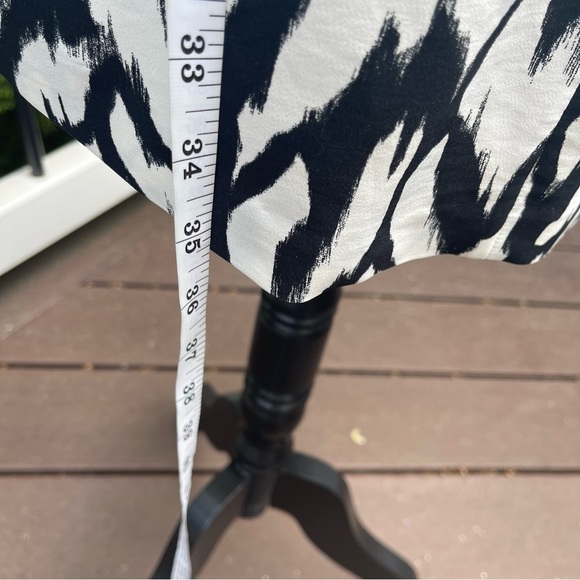 ARMANI Exchange Black & White Printed Dress Size 2 - Picture 6 of 11